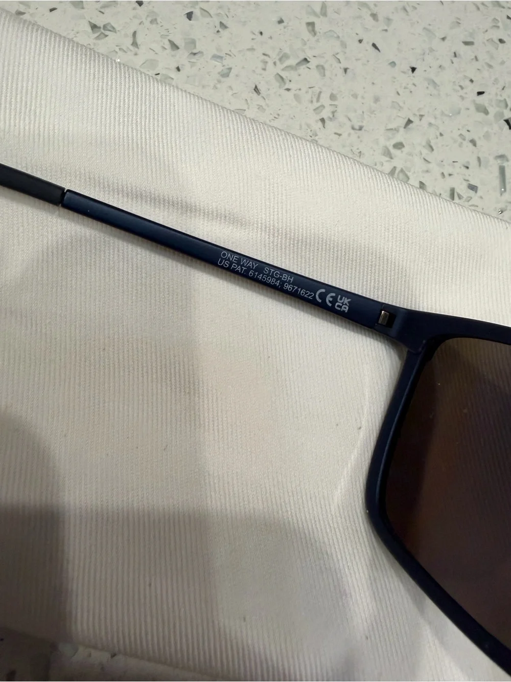 Maui Jim Black Frame Sunglasses with Blue Mirrored Lenses